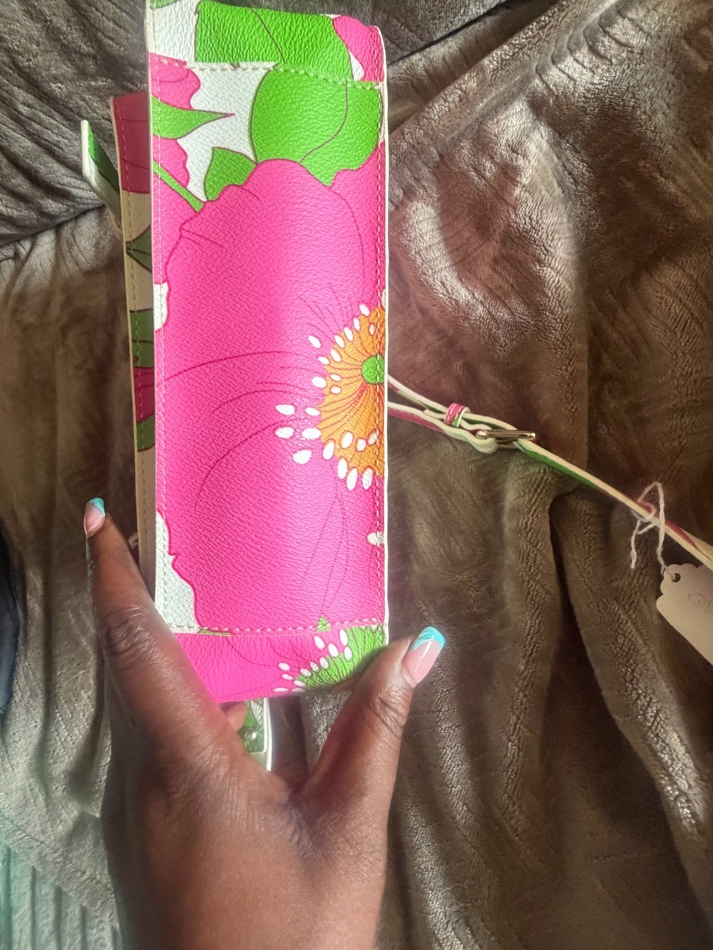 kate spade Pink and Green Floral Crossbody Bag - Picture 4 of 13